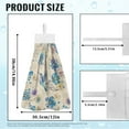 thumbnail image 7 of ZIATUBLE Flower Hummingbird Kitchen Hanging Towels Absorbent Dish Cloths Towel with Snap Button Hand Towels for Bathroom Pack of 2 Machine Washable Dish Towel Hand Towels Home Decor, 7 of 7