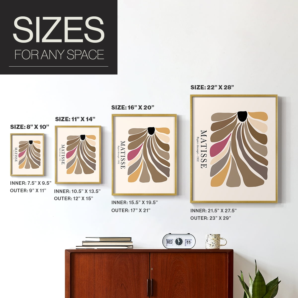 Matisse CCL in Solid Wood 22 x 28 Framed Print