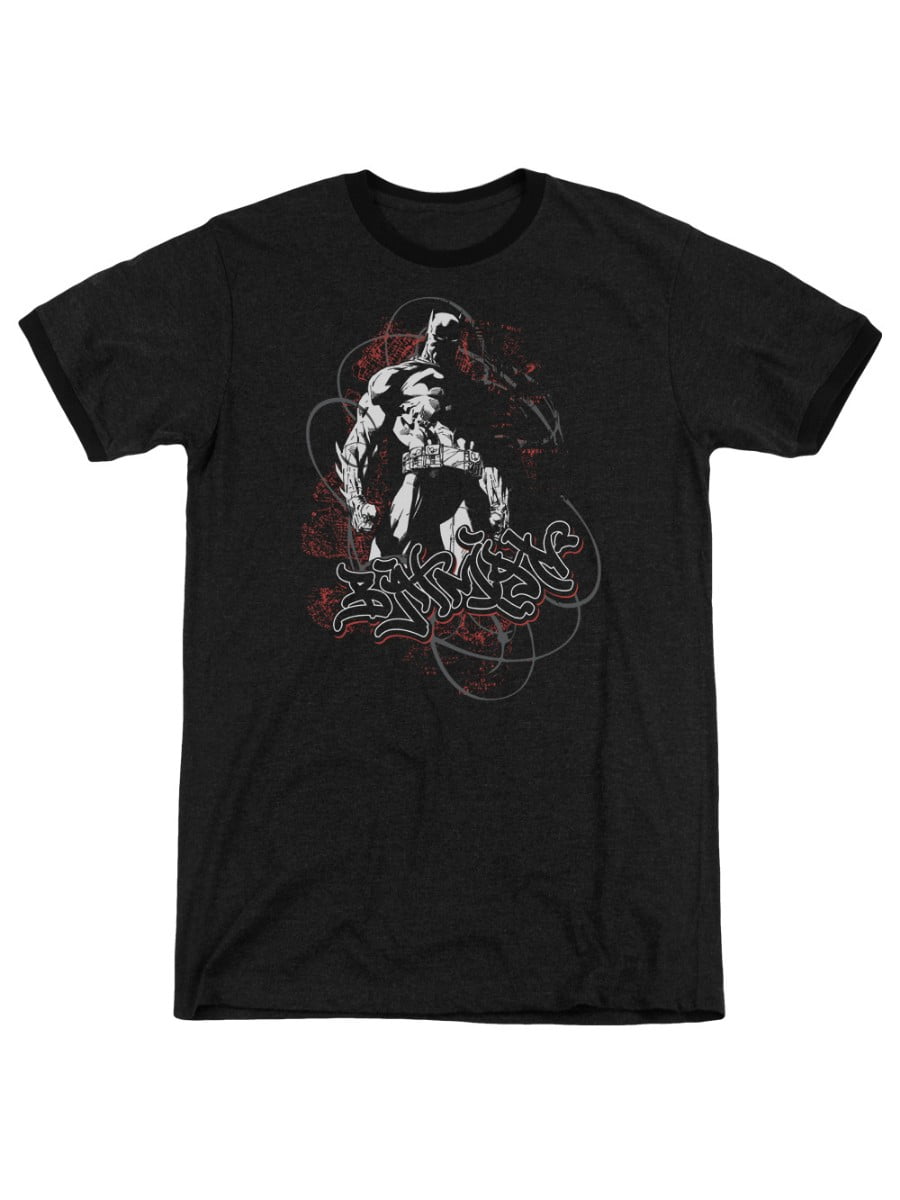 Shirt L Sons of Gotham JLA Engaged Adult Ringer T