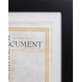 thumbnail image 2 of Hometrends Cadre pour certificat Museum 11x14po Noir, cadre mural pour documents, 2 of 4
