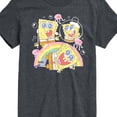 thumbnail image 3 of Spongebob Squarepants - Cute Face Rainbow - Men's Short Sleeve Graphic T-Shirt, 3 of 6