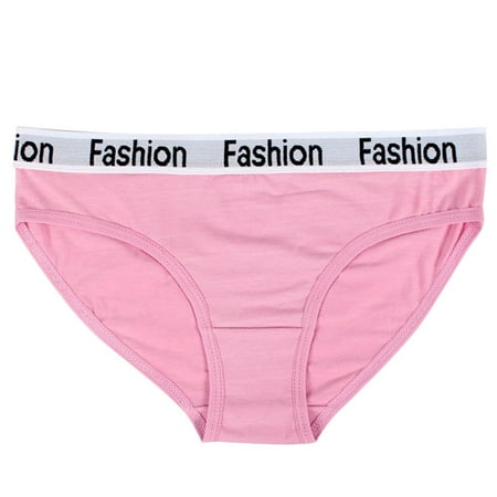 HYSYSB Womens Underwear plus Size Panties women s Athletic Underwear womens Panties underpant S-xl Sleepwear Cotton Lingerie Sexy Underwear Brief panties for Women Pink L