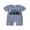 Blue, variant on BemeyourBBs Newborn Baby Boys Summer Clothes Infant Baby Boy One Piece Waffle Romper Outfit Casual Tractor Embroidery Short Sleeve Romper Jumpsuit Playsuit
