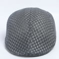 thumbnail image 2 of GZWYHT Beret Hats,French Style Beanie Hats Men Women Soft Net Retro Hats Casul Breathable Winter Warm Comfort Beret Flat Cap,Visor Beret B, 2 of 3