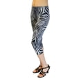 thumbnail image 3 of Vivian's Fashions Capri Leggings - Zebra Tight, Junior Size (1X), 3 of 4