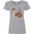 thumbnail image 3 of Inktastic Cute and Cuddly Ball Python Snake Women's T-Shirt, 3 of 5