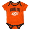 thumbnail image 2 of Newborn & Infant Outerstuff Oklahoma State Cowboys Three-Pack All Day Play Bodysuit Set, 2 of 4