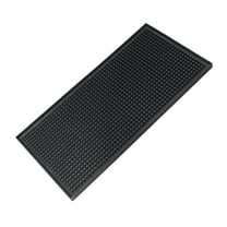 FESTFENDS Drying Mat for Kitchen Counter Non-Slip Black 1Set