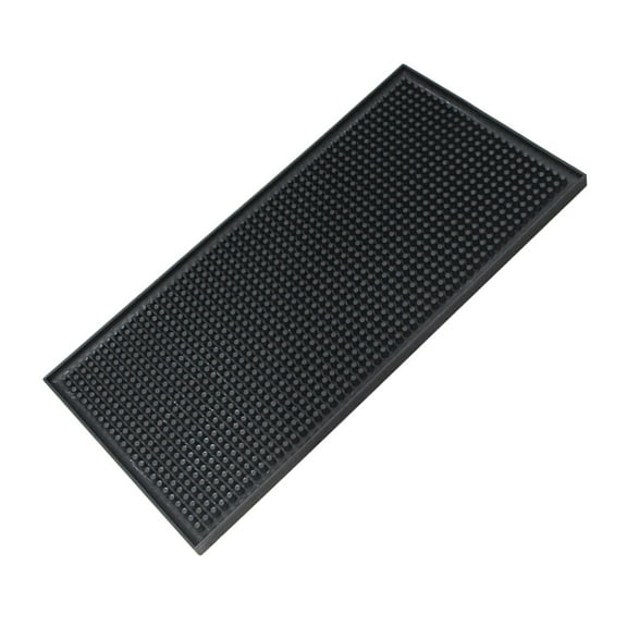 FESTFENDS Drying Mat for Kitchen Counter Non-Slip Black 1Set