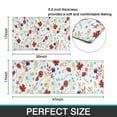 thumbnail image 7 of Pioneer Flower Floral Print Pattern Kitchen Rugs Sets Of 2,Anti Fatigue Kitchen Mat Rugs Non Slip Washable,Decorative Kitchen Floor Mats for Kitchen,Sink,Laundry,17"x30"+17"x47", 7 of 7