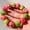 Red+Green, variant on Colorful 3D Apple Beaded Bracelet, Y2K Spring Dopamine Fruit Jewelry, Minimalist Sweet Resort Accessory for Women & Girls