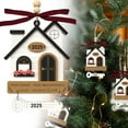 thumbnail image 2 of 2025 New Home Ornament - 1st Christmas in Our New Home Ornaments, 2 Layer Wooden House Warming Decoration for Xmas Tree, Perfect New House Gift, 2 of 9