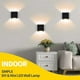 thumbnail image 3 of 2 Pack LED Wall Lights Indoor Up and Down Wall Lights Black 6W Aluminum, 3 of 5