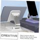 thumbnail image 3 of Lazy mobile phone tablet universal folding stand desktop stand mobile phone stand (white/purple), 3 of 3