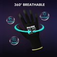 thumbnail image 2 of Guantes de trabajo DULFINE ultrafinos con revestimiento de poliuretano, 60 pares, para uso ligero, 2 of 5