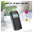 thumbnail image 3 of PR12 Radio FM AM Mini Pocket USB Radio Mp3 Portable Receiver Backlit Digital Stereo Support TF Card For Elderly ,Easy to Use, 3 of 6