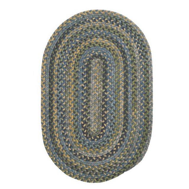 Colonial Mills Tapis RU50R024X036 Rustica - Bleu Fouet 2 Pi x 3 Pi Tapis Tressé