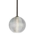 thumbnail image 3 of 1TT-461600-BR-Besa Lighting-Kristall 8 - 1 Light Stem Pendant In Contemporary Style-9 Inches Tall and 10 Inches Wide-Bronze Finish-Clear Glass, 3 of 3