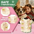 thumbnail image 4 of GASTROPOD Dog Sweater,Pink and White Splicing Dog Clothes,Lettuce Hem Knit Autumn Winter Warm Small Dog Clothes,Style2, 4 of 7