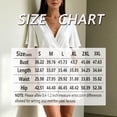 thumbnail image 6 of Morttic Women's Solid Color V-Neck Short Sleeve Laced Waist Ruffle Hem With Pockets Loose Fit Summer Beach Jumpsuit White，S, 6 of 6