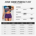 thumbnail image 5 of Sikiie Purple Mardi Gras Print Workout Shorts Women Scrunch Butt Gym Shorts Seamless High Waist Tummy Control Yoga Biker Athletic Shorts, 5 of 5