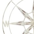 thumbnail image 3 of Nautical Compass Metal Wall Decor with Distressed White Finish, 3 of 3