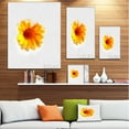 thumbnail image 3 of Croquis Aquarelle Jaune Coreopsis - Impression sur Toile Florale, 3 of 4