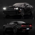 thumbnail image 2 of Erbadihago Modelo de Coche de Juguete 1/32 Dodge Challenger Hellcat Modelo de Coche de aleación con luz y Sonido Coches Modelo coleccionables vehículos de Juguete extraíbles para niños de 3 años en ad, 2 of 5