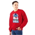 thumbnail image 3 of Tootsie Mr Owl USA American Patriot Sweatshirt for Men or Women Brisco Brands X, 3 of 6