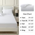 thumbnail image 2 of Mildly 22" Extra Deep Pocket Fitted Sheet, Ultra-Soft, Premium 1800 Collection - Twin, White, 2 of 8