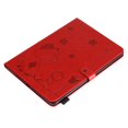 thumbnail image 5 of Dteck Case For Apple iPad 9th Generation 10.2-inch 2021,Magnetic Leather Cat Patterned Wallet Card Holder Smart iPad 8th/7th Gen 10.2" Case Folio Stand Protective Automatic wake/sleep Cover,Red, 5 of 8
