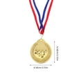 thumbnail image 2 of WRISTBIQUE Bowling Medals for Kids and Adults Sports Competitions 1Pack 2.6x2.6x0.2in Golden, 2 of 8