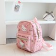 thumbnail image 4 of Pochacco-mochila Kawaii Sanrio para adolescentes, bolso escolar informal de cuero con corazón, My Melody, Mochila pequeña de dibujos animados, regalo, novedad, 4 of 4