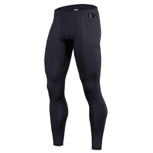 Bangus Men's Compression Pants,Athletic Sports Leggings & Running Tights,Wintergear Base Layer Bottoms