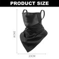 thumbnail image 2 of 1 Uds. Máscara de protección solar para conducción al aire libre cubierta transpirable de seda para la cabeza protección para los oídos protección facial protección UV para el cuello, 2 of 5