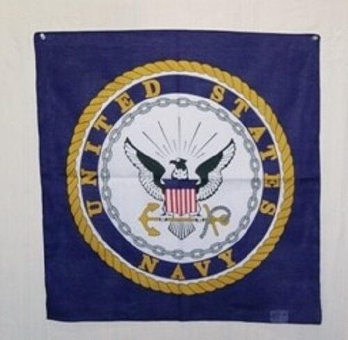 U.S Dozen 12x18 12"x18" Lot of 12 Navy Emblem Seal Symbol Stick Flag 