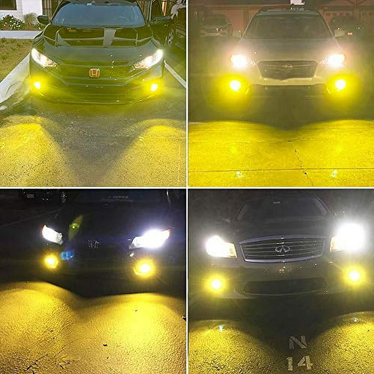  AUXLIGHT H3 LED Fog Light DRL Bulbs, 3000 Lumens Extremely  Bright Bulbs Replacement for Cars, Trucks, 6000K Xenon White : Automotive