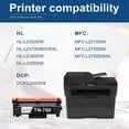 thumbnail image 3 of TN760 High Yield Toner 1 Pack Replacement for Brother HL-L2350DW MFC-L2750DW DCP-L2550DW Printer Ink, 3 of 6
