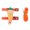 Orange, variant on FTsdfkl Adjustable Bunny Harness and Leash Set, Small Pet Cute Vest Harness Leash with Decoration for Small Animals Ferrets Hedgehogs Outdoor Walking
