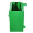 thumbnail image 5 of VEVOR Ballast Box, 3-Point Category 1 Tractor Ballast of 800lbs Capacity, for 2 Inch Hitch Receiver, Heavy-Duty Steel 4.3 ft³ Large Volume Loader Attachment with Sliding Door, Green, 5 of 9