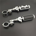 thumbnail image 3 of HTT-MOTOR Chrome Peg Mounting Kit with Eagle Hawk Foot Peg For Bike with 1-1/2 inch (1.5") Front Engine Guard Frame Tube Iron 883 XL883N Electra Glide Ultra Road King FLHR, 3 of 6