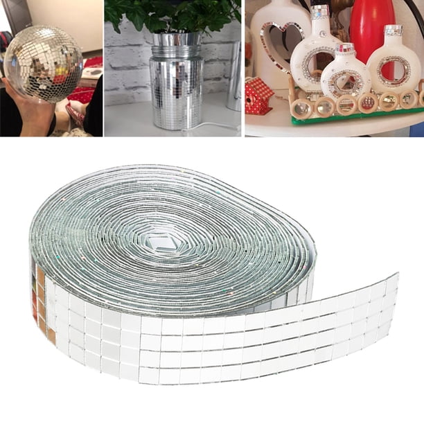 1464 Piezas de de Espejos de Cuadrado Autoadhesivo para s Baldosas Espejo para Decoración de Bricoje ( Arge Pta BLESIY Azulejos de mosaico cuadrados