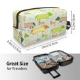 thumbnail image 3 of Uemuo Dachshund Dog Puppy Pattern Portable Toiletry Bags with Handle, Waterproof travel Make up Bags for Women, Large Capacity Travel Cosmetic Bags, 3 of 9