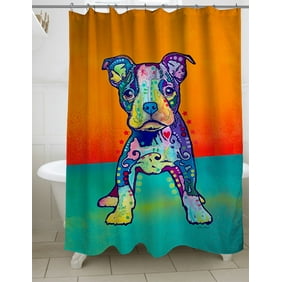 Kess Inhouse Claire Day Paint Splatter Shower Curtains Walmart Com