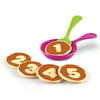 Number Stack Pancakes, Encourage children to learn numbers and develop fine motor skills as they stack these fun toy pancakes using the included spatula