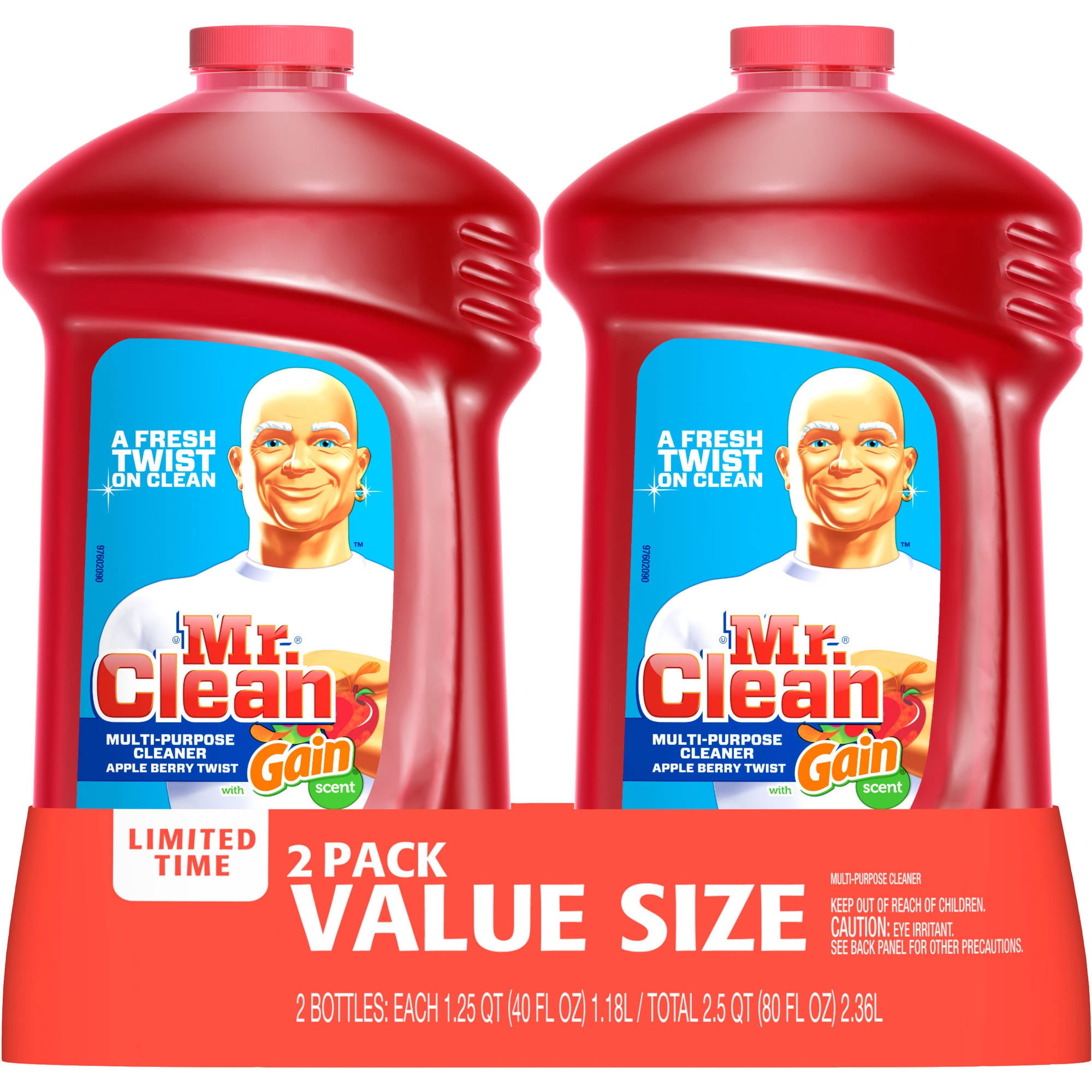 Mr. Clean MultiSurfaces Liquid Cleaner with Gain Scent, 40 fl oz