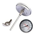 thumbnail image 4 of Stainless Steel BBQ Thermometer Grill Temperature Gauge Thermometer Meter Smoker Thermostat 550℉Cooking Food BBQ Tool, 4 of 8