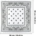 thumbnail image 2 of AWAYTR 35" Large Square Satin Head Scarf - Silk Hair Scarf Square Hair Bandanas Women Sleeping Head Wraps, 2 of 5