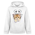 thumbnail image 6 of Girls Cat Pouch Hoodie,Pet Carrier Hoodies with Pocket,Funny Print Pullover Hooded Sweatshirt,Cozy Long Sleeve Hoodies for Girls, 6 of 8