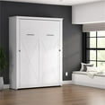 thumbnail image 4 of Bestar Key West 69W Queen Murphy Bed - Engineered Wood in White, 4 of 12